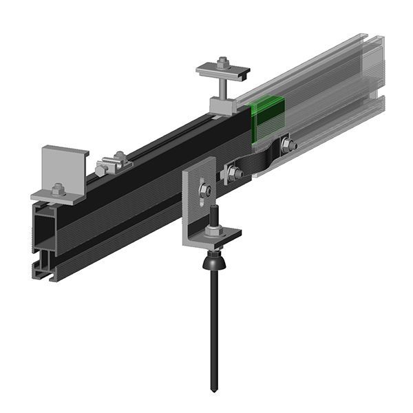 S Rack Rails For Inverter Fast-Rack - GMX Ground Mount - FR-RAIL-HD-173D – Sunderland Solar